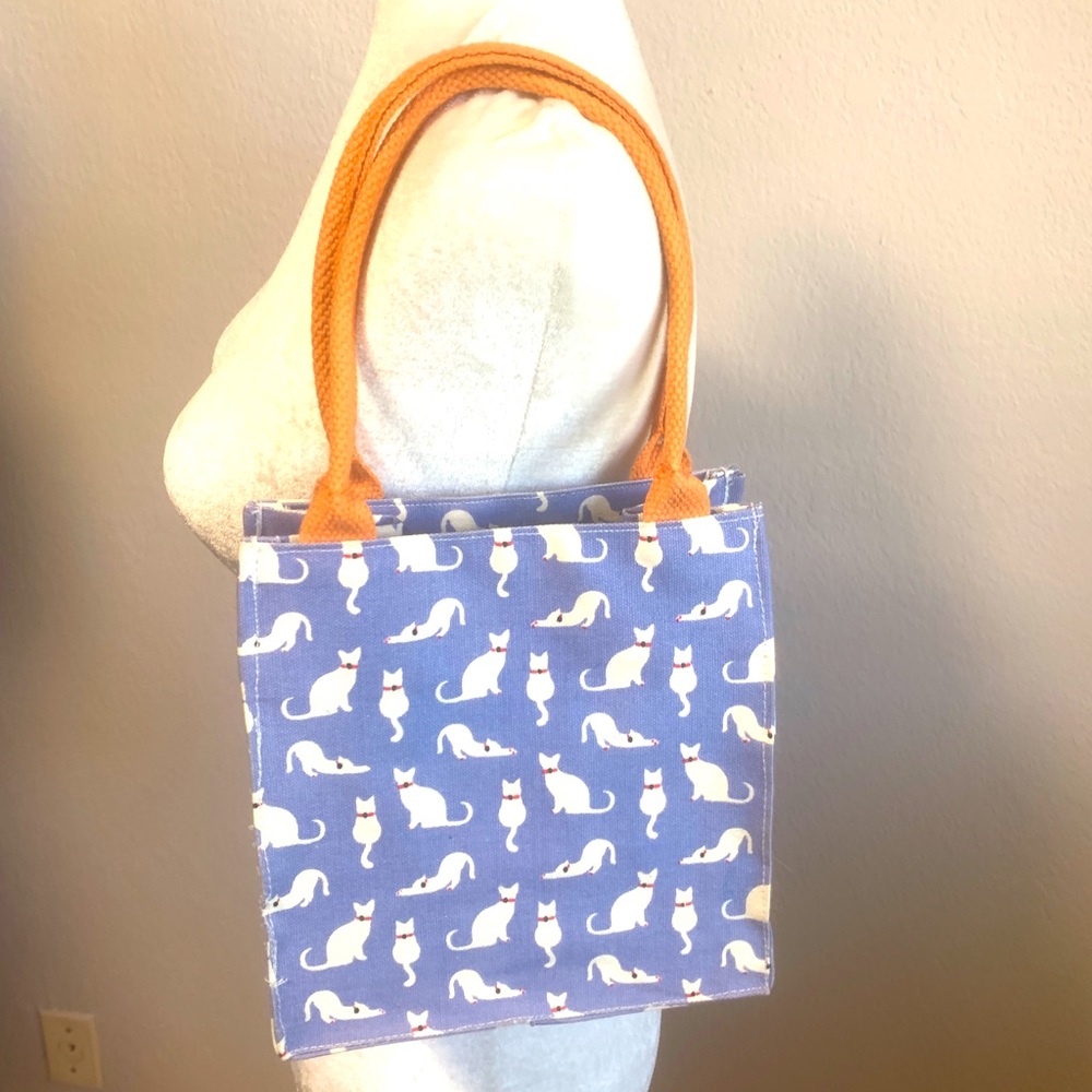 Rock Flower Paper cat mini tote